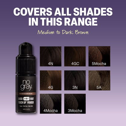 No Gray Quick 4-in-1 Root Touch Up (Medium To Dark Brown)