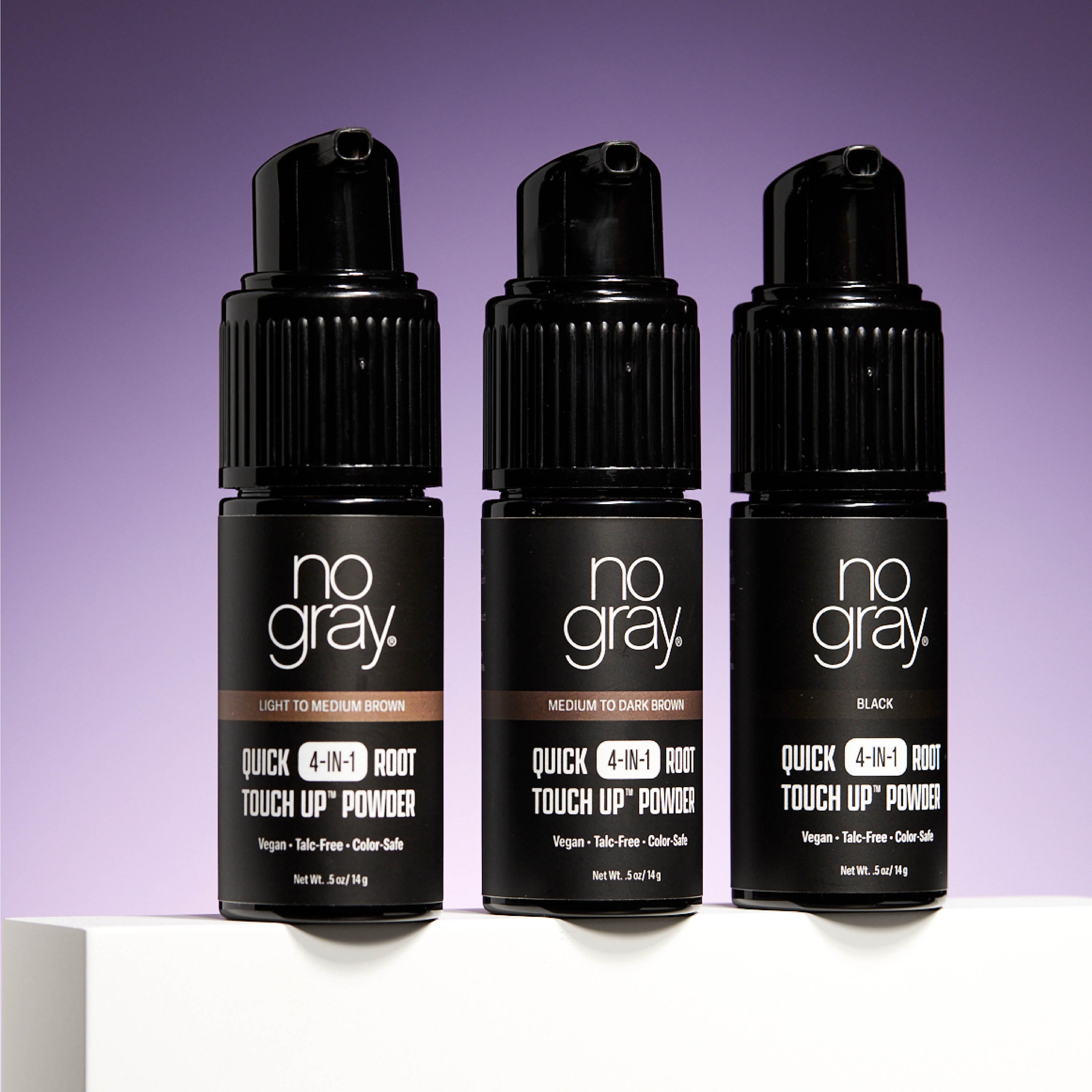No Gray Quick 4-in-1 Light To Medium Brown Root Touch Up | No Gray