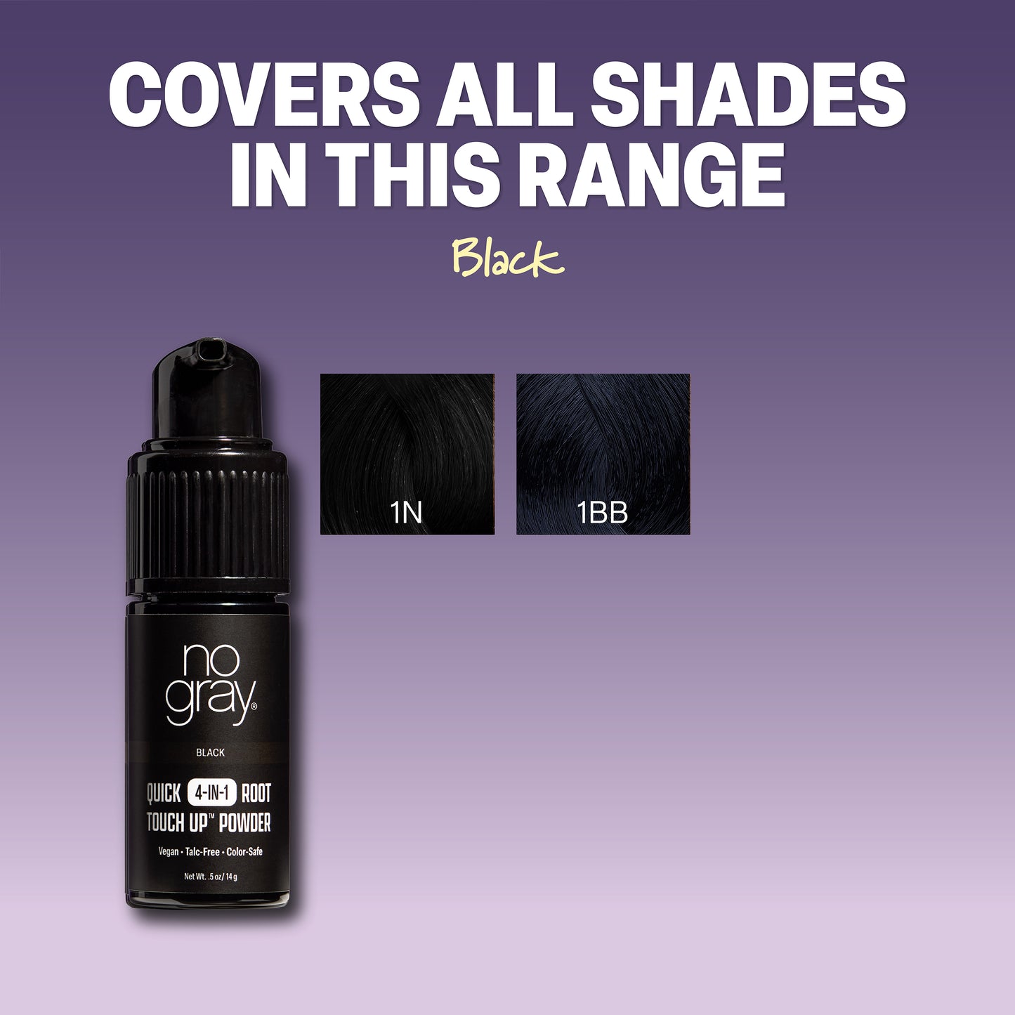 No Gray Quick 4-in-1 Root Touch Up (Black)
