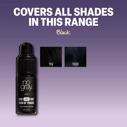 No Gray Quick 4-in-1 Root Touch Up (Black)