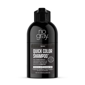 No Gray Quick Permanent Hair Color Shampoo, 8.45oz (Black)