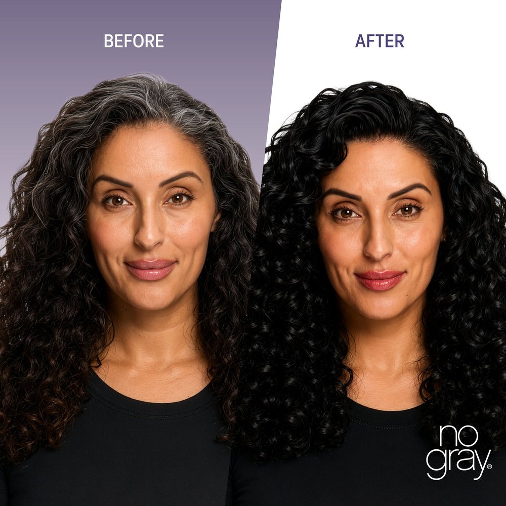 No Gray Quick Permanent Hair Color Shampoo, 8.45oz (Black)