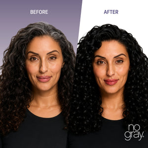 No Gray Quick Permanent Hair Color Shampoo, 8.45oz (Black)
