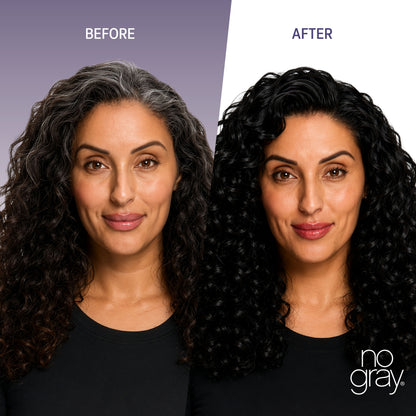 No Gray Quick Permanent Hair Color Shampoo, 8.45oz (Black)