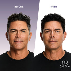 No Gray Quick Permanent Hair Color Shampoo, 8.45oz (Black)