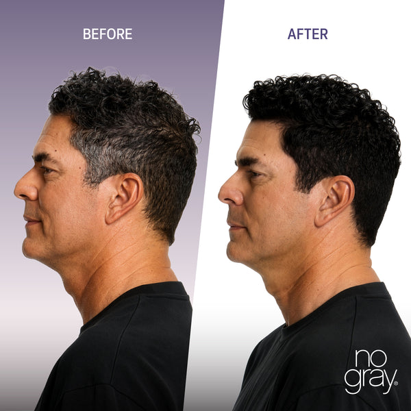 No Gray Quick Permanent Hair Color Shampoo, 8.45oz (Black)