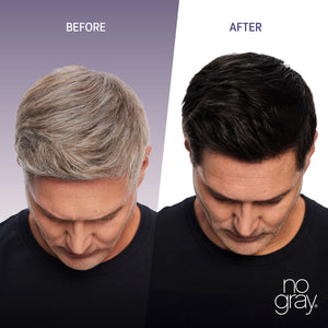 No Gray Quick Permanent Hair Color Shampoo, 8.45oz (Dark Brown)