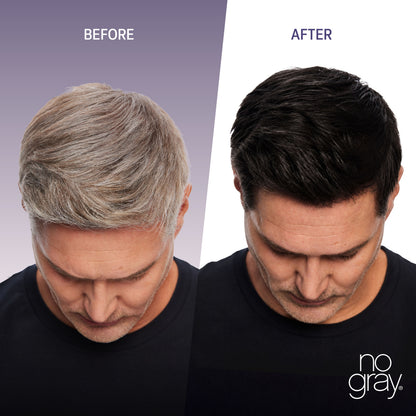 No Gray Quick Permanent Hair Color Shampoo, 8.45oz (Dark Brown)