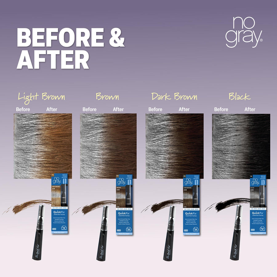 No Gray Quick Fix Instant Root TouchUp (Light Brown)