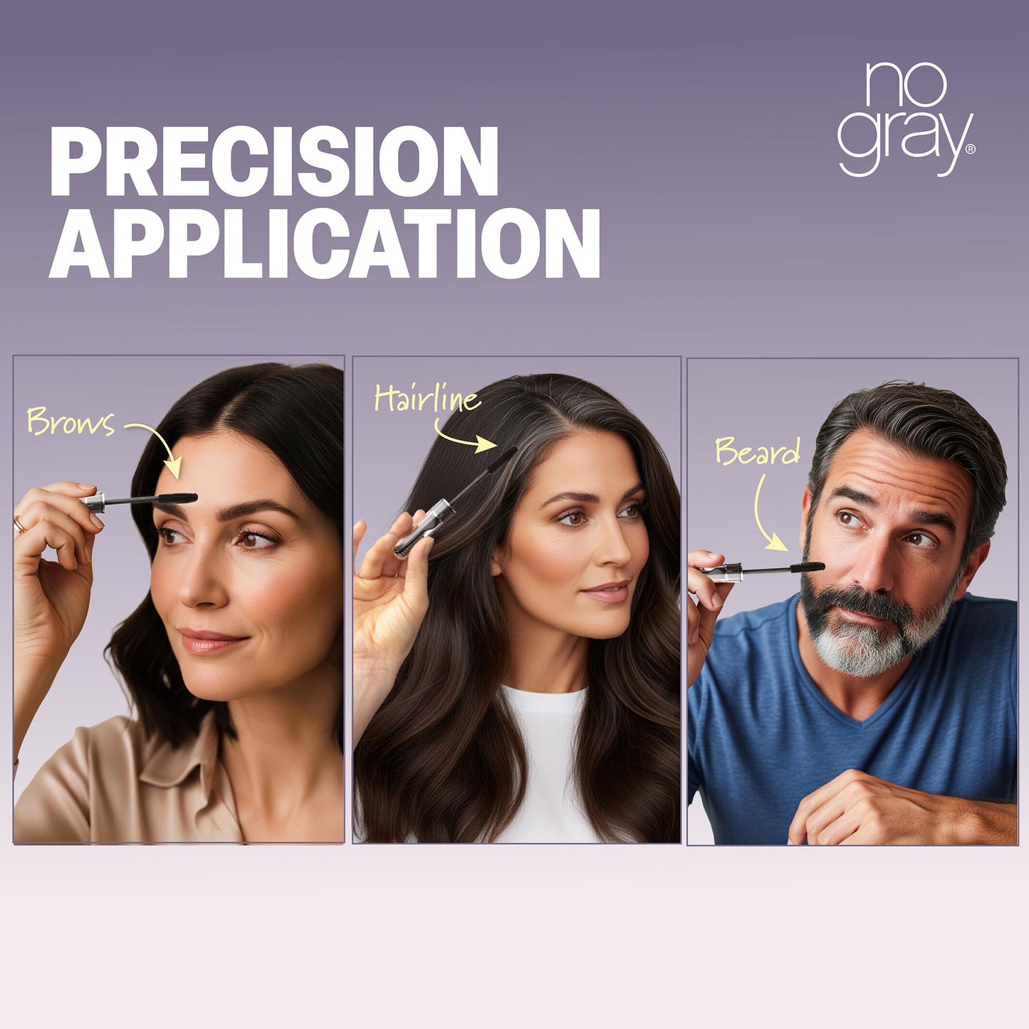 No Gray Quick Fix Instant Root TouchUp (Brown)