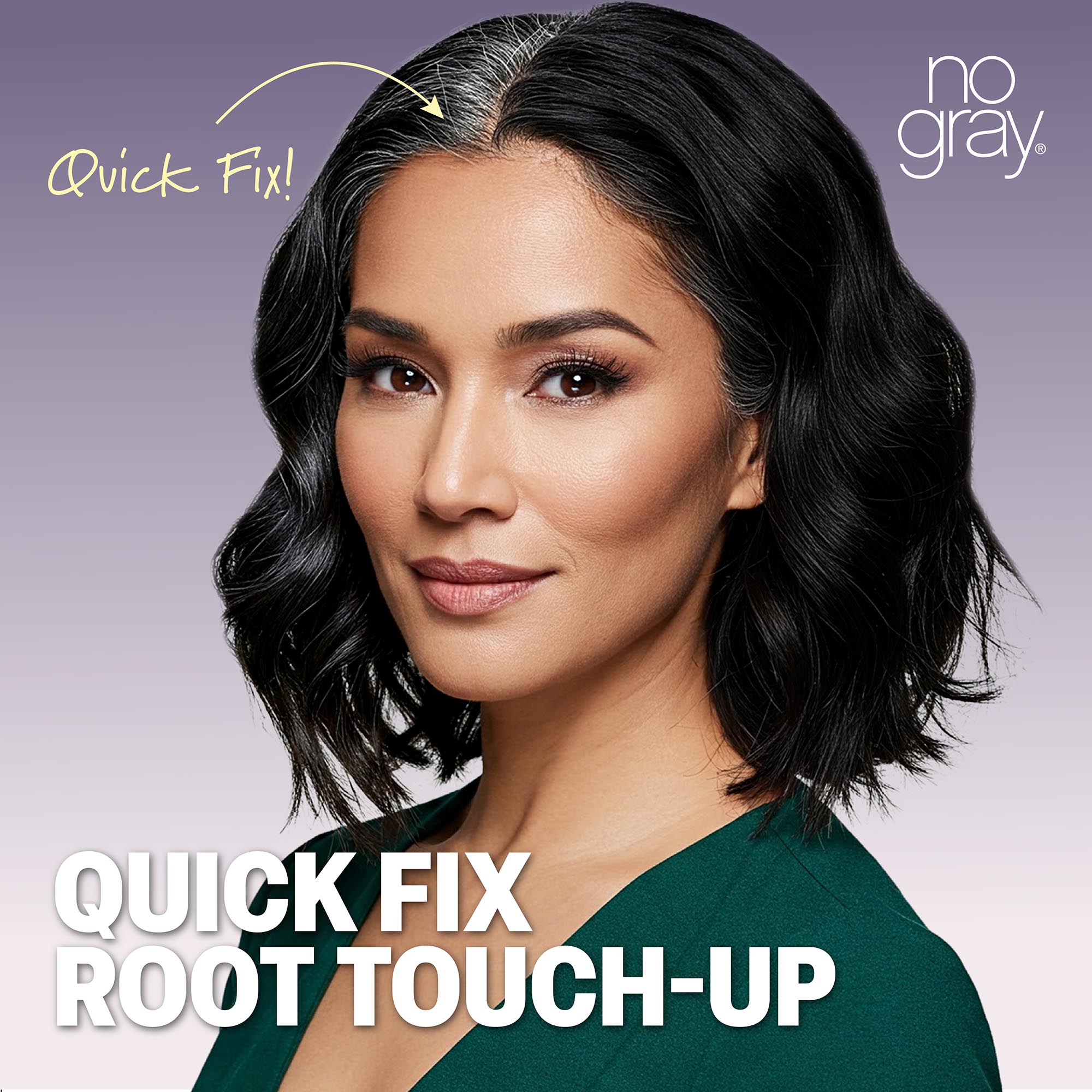 No Gray Quick Fix Black Instant Root TouchUp | No Gray Hair Care
