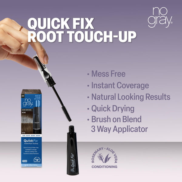 No Gray Quick Fix Instant Root TouchUp (Light Brown)