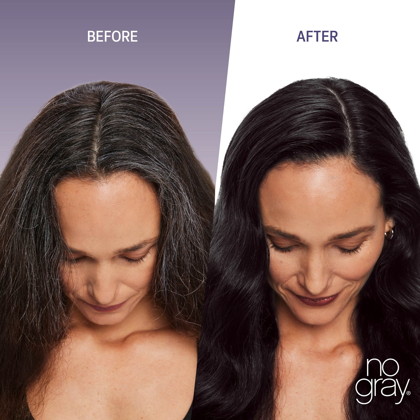 No Gray Quick Permanent Hair Color Shampoo, 8.45oz (Black)