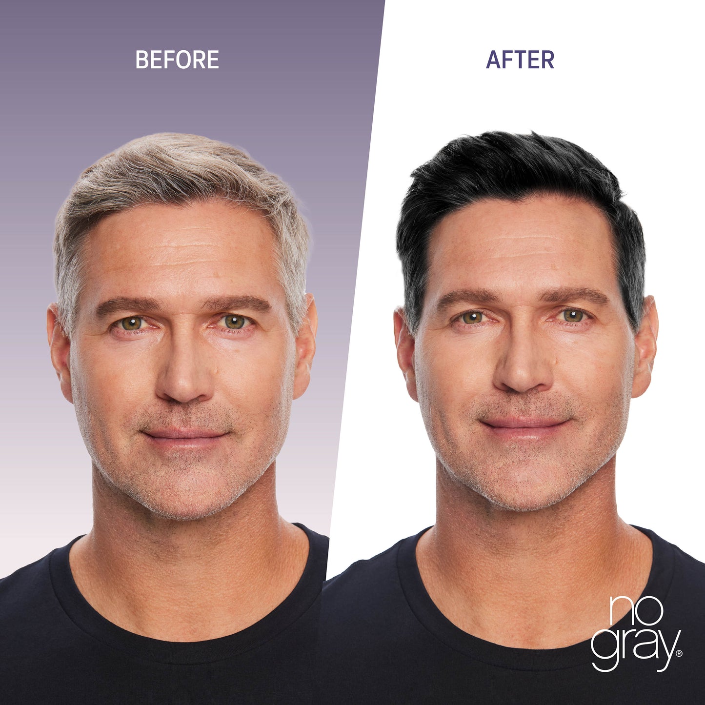 No Gray Quick Permanent Hair Color Shampoo, 8.45oz (Black)