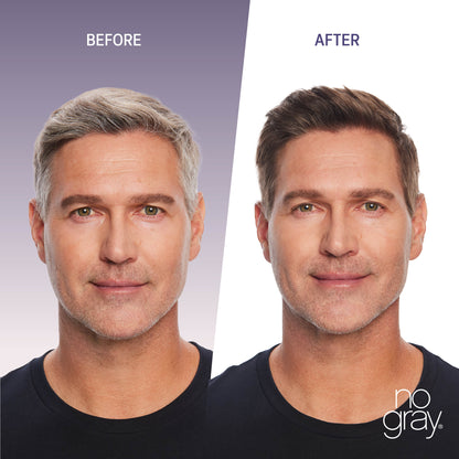 No Gray Quick Permanent Hair Color Shampoo, 8.45oz (Dark Brown)