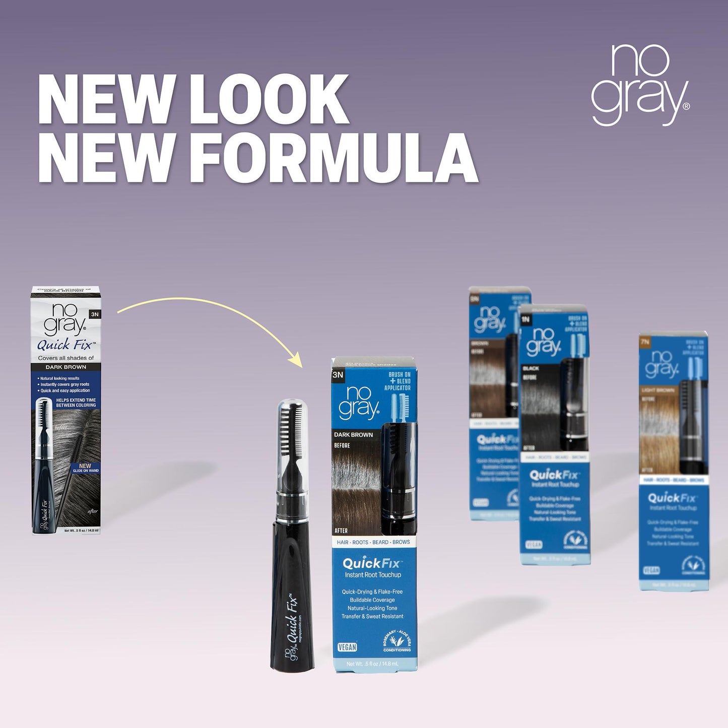 No Gray Quick Fix Instant Root TouchUp (Dark Brown)