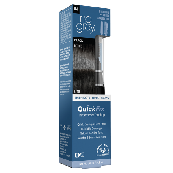 No Gray Quick Fix Black Instant Root TouchUp | No Gray Hair Care