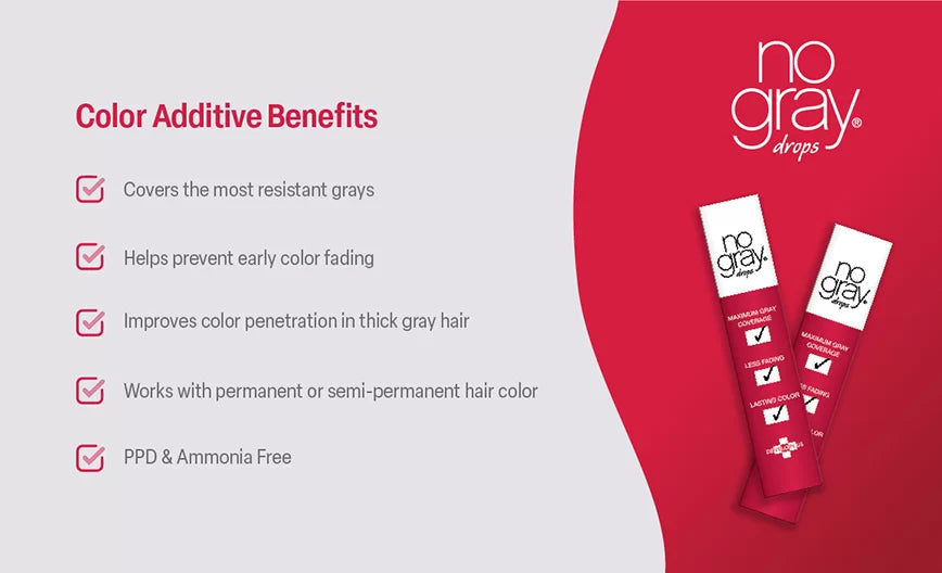 No Gray Drops Hair Color Additive